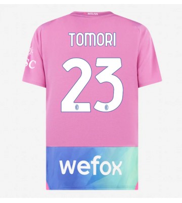 AC Milan Fikayo Tomori #23 Replika Tredjetrøje 2023-24 Kortærmet